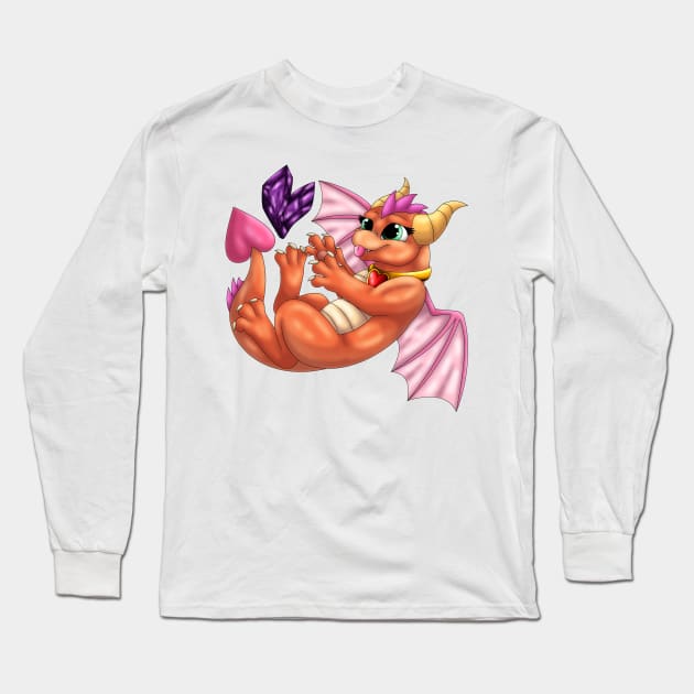 GemBabs: Ember (Orange) Long Sleeve T-Shirt by spyroid101